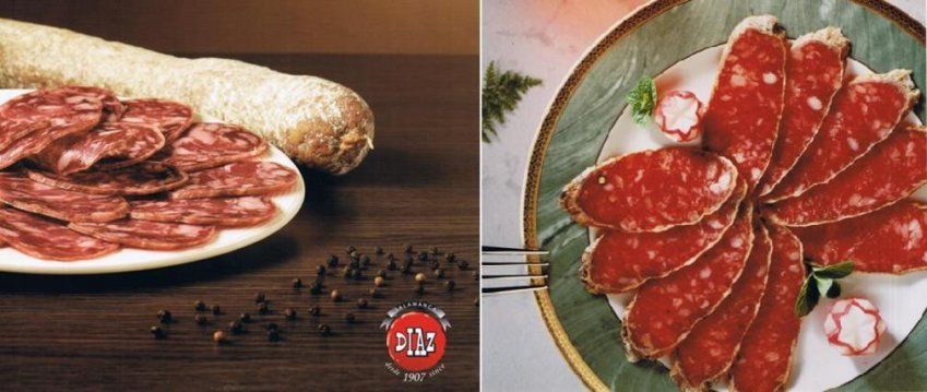 Salchichón ibérico y de bellota